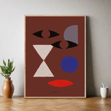 Abstract Face Print - 50 x 70cm