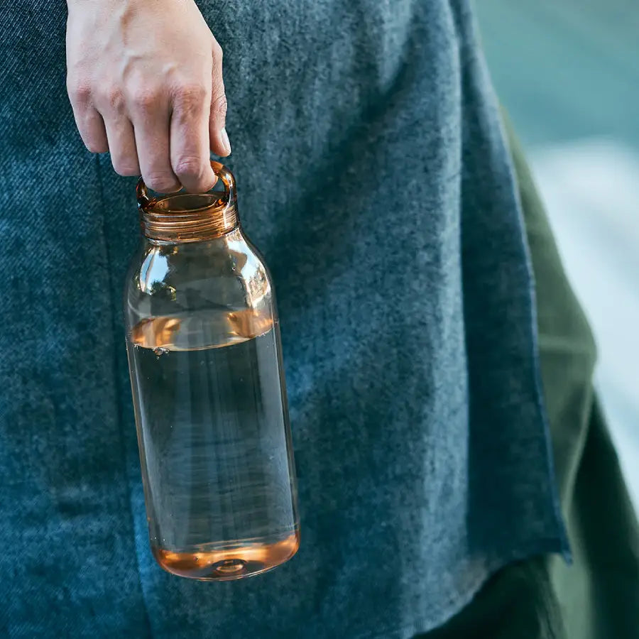 KINTO, Water Bottle, Stylish Water Bottle, Amber