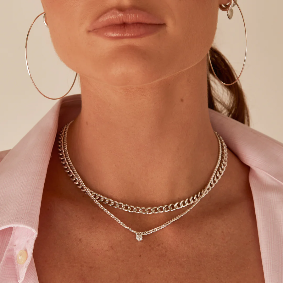 Bardot Stud Charm Necklace