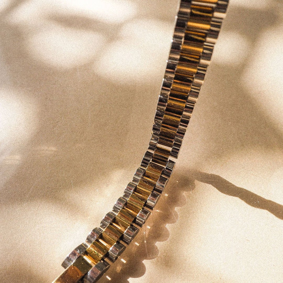Two-toned Timepiece Bracelet