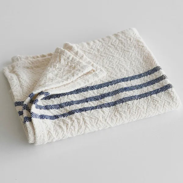 Country Towel - Navy Stripe