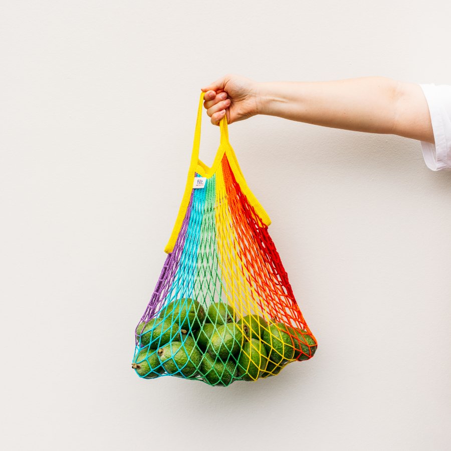 Filt Net Shopping Bag - Rainbow, The Axe