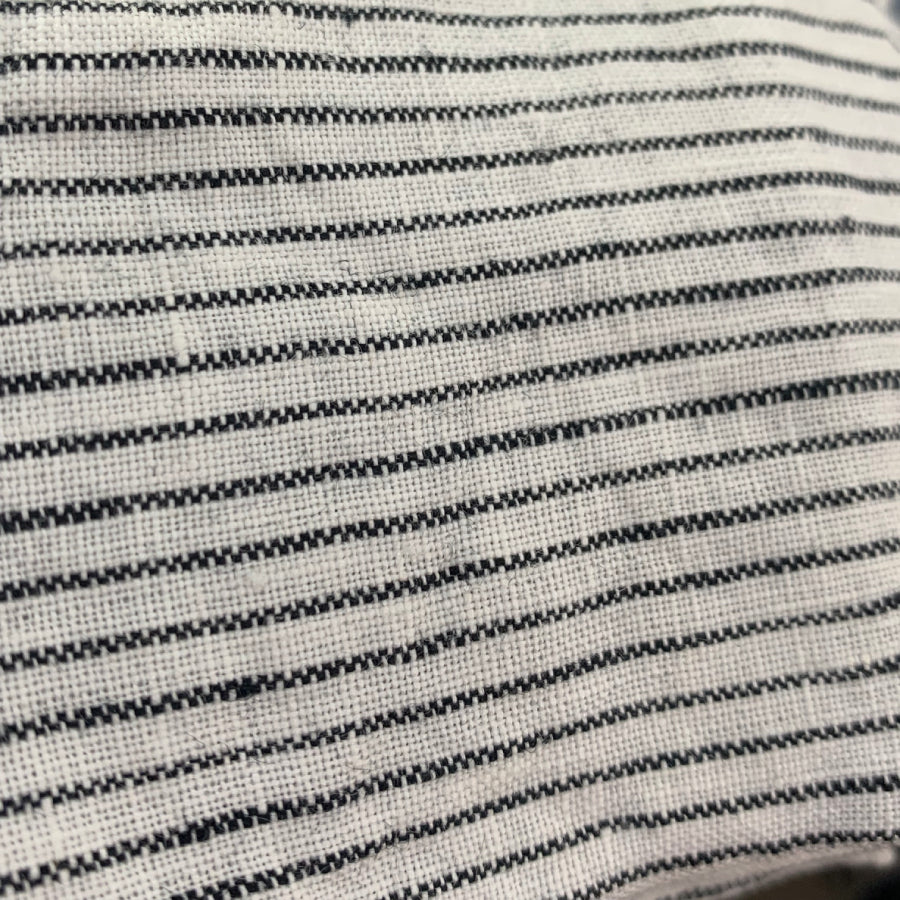 Toetoe Linen Napkin Set of 4 - Pinstripe