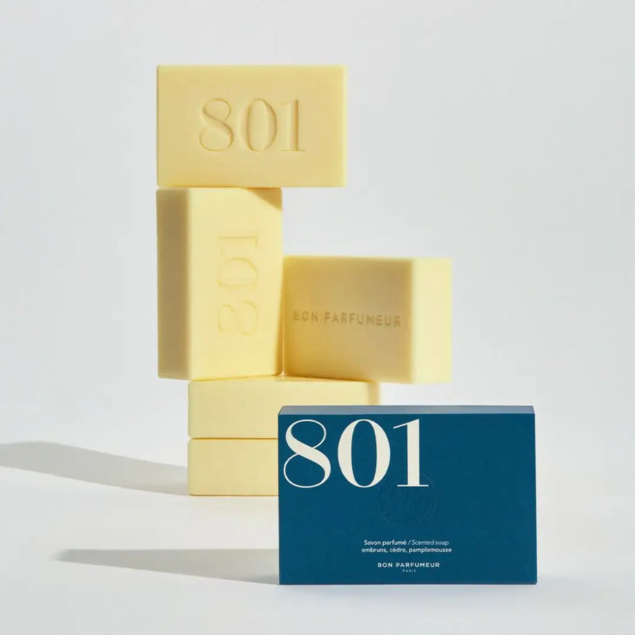 Solid Scented Soap 801 - Sea Spray, Grapefruit, Cedar