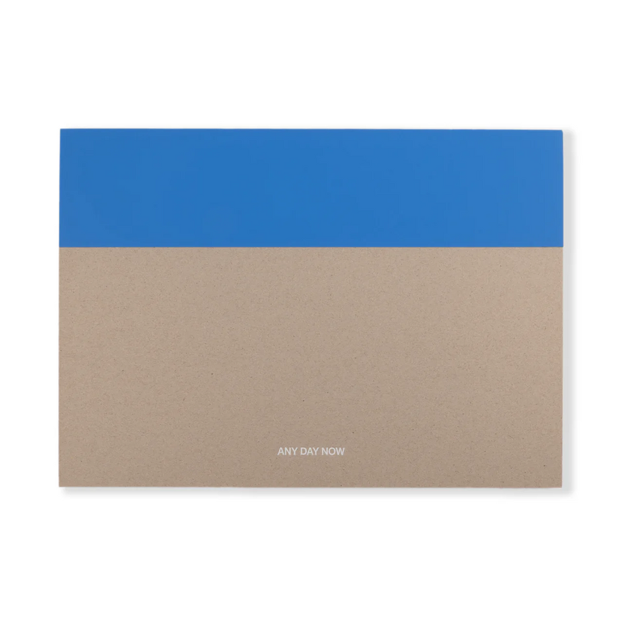 A4 Weekly Desk Pad - Blue & Mint