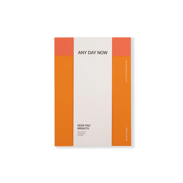 A5 Dot Grid Desk Pad - Red & Orange
