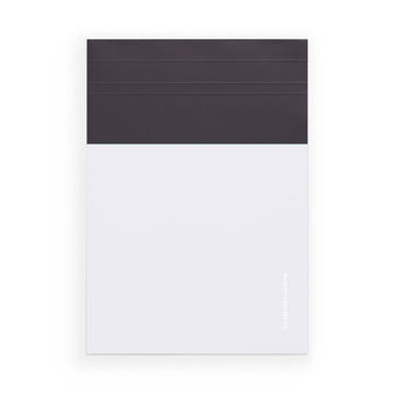 A4 Grid Desk Pad - Black & Grey