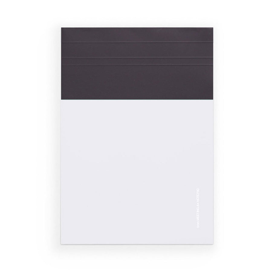 A4 Ruled Desk Pad - Black & Grey