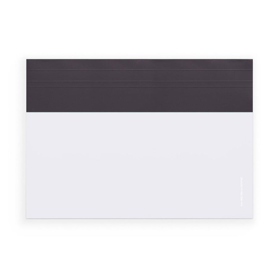 A4 Weekly Desk Pad - Black & Grey