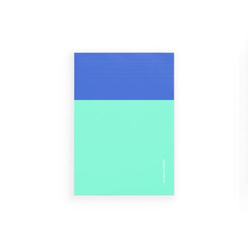 A5 Dot Grid Desk Pad - Blue & Mint