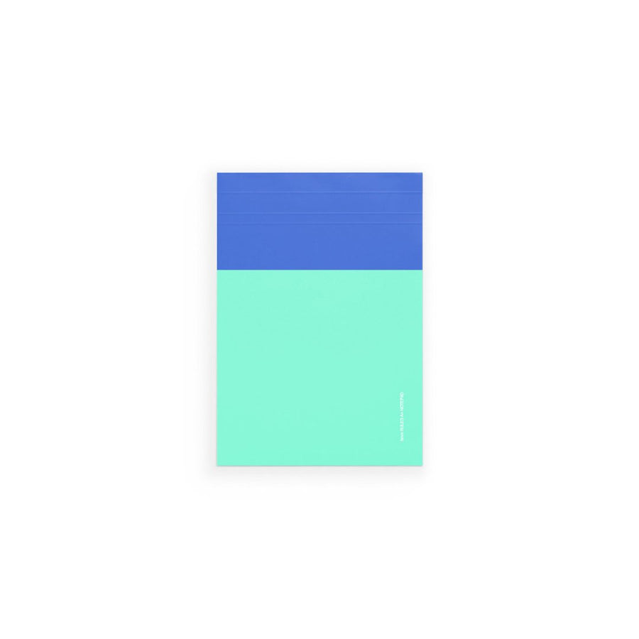 A6 Dot Grid Desk Pad - Blue & Mint