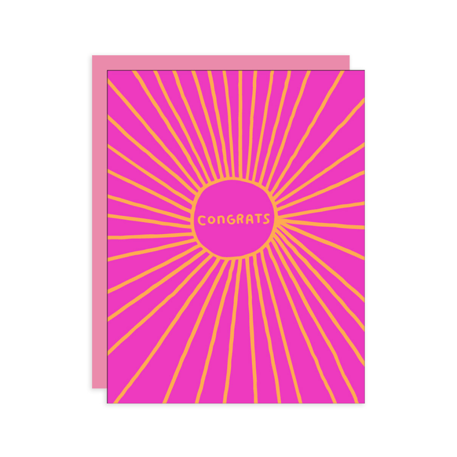Congrats Sunbeam Card