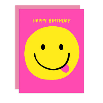 Happy Face Birthday Card