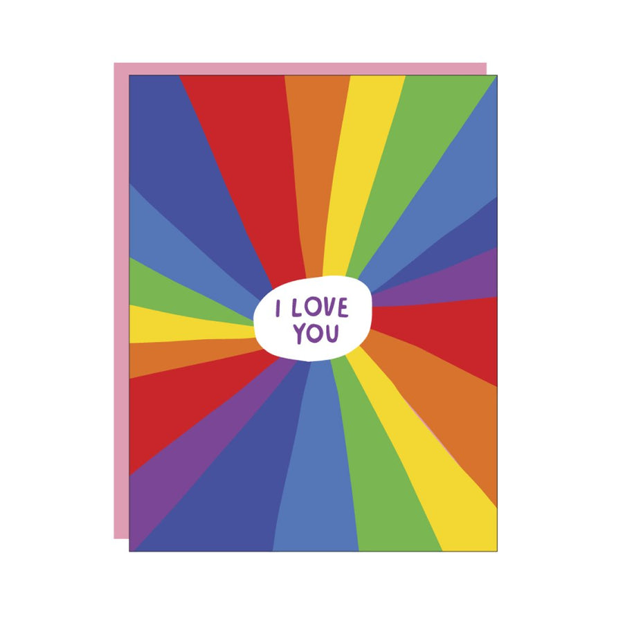 Rainbow Love You Card