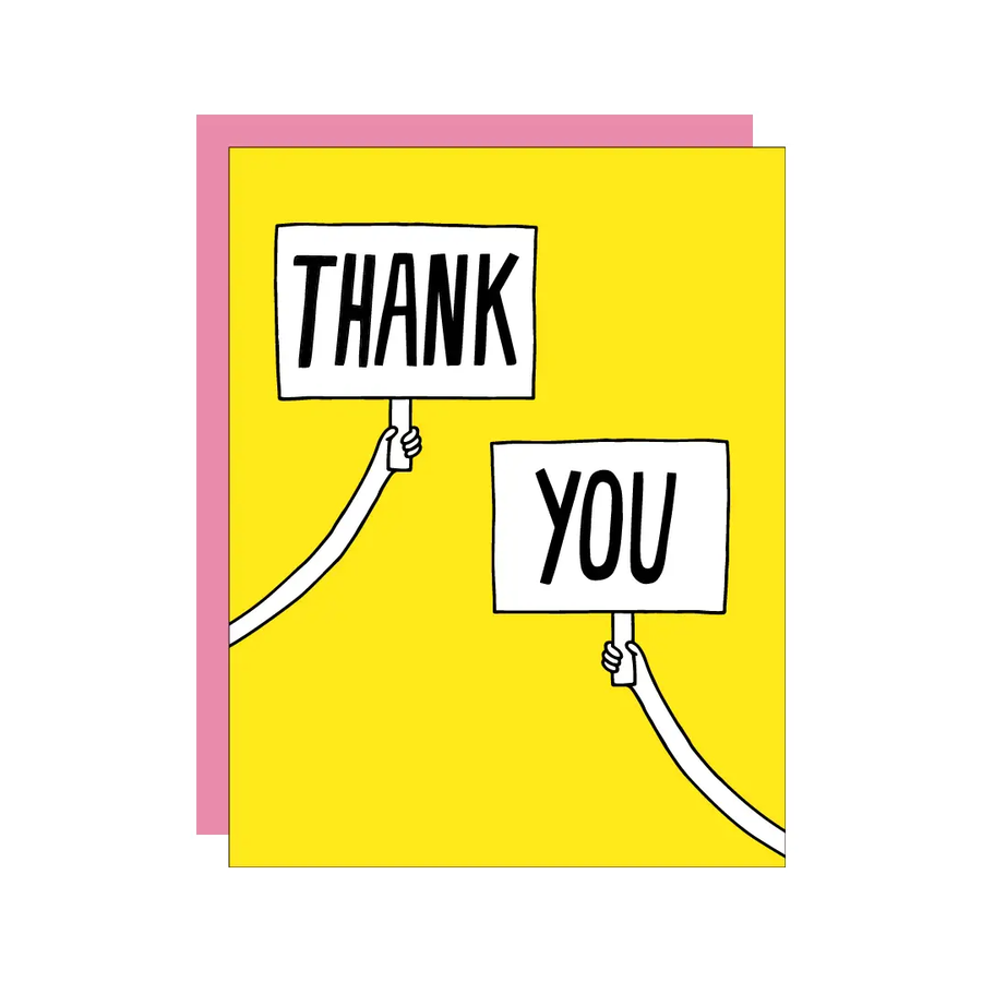 Thank You Sign Card