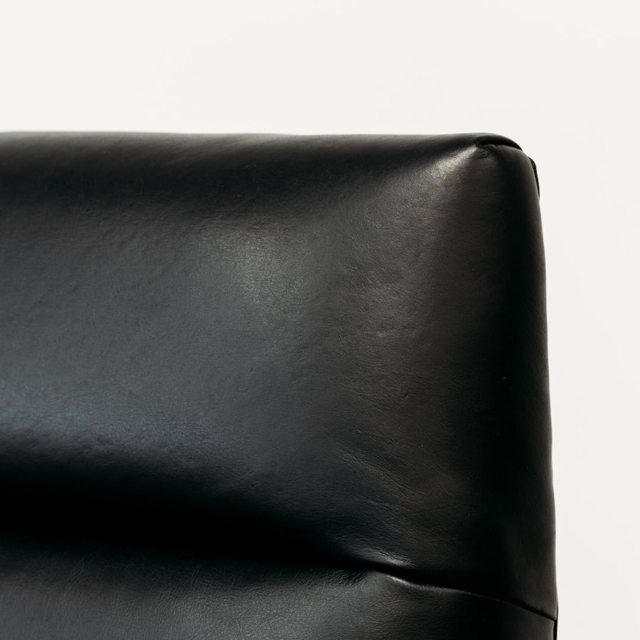 Aston Leather Armchair - Oxford Black