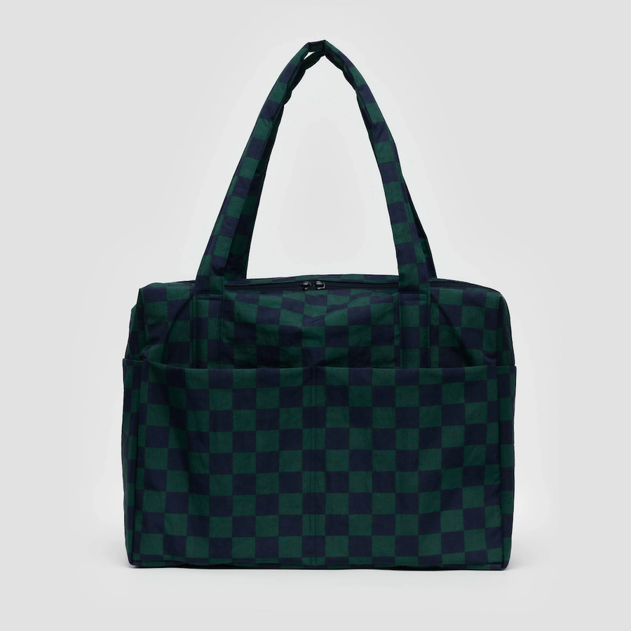 Cloud Carry-On - Navy Green Check