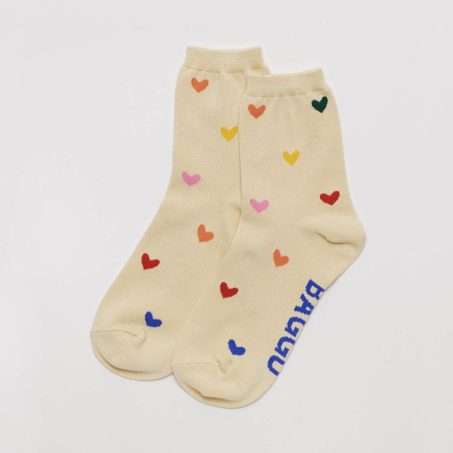 Crew Sock - Hearts