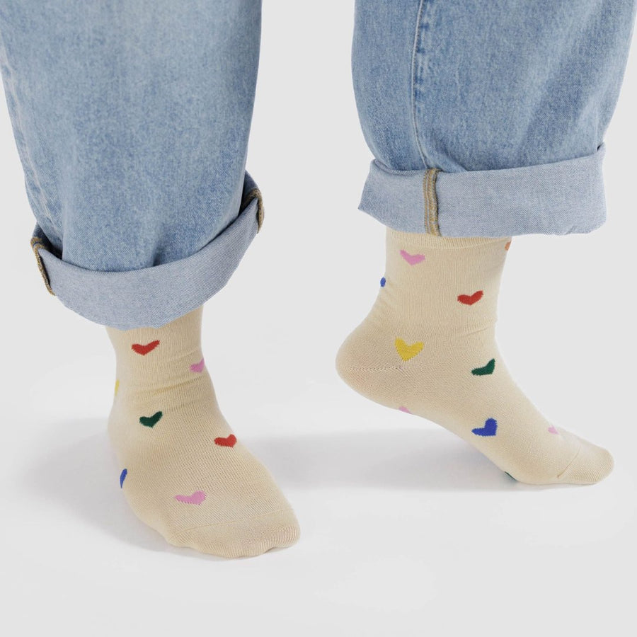 Crew Sock - Hearts