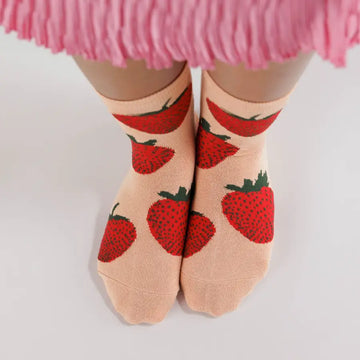 Crew Sock - Strawberry