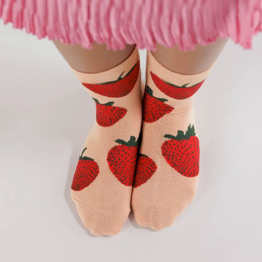 Crew Sock - Strawberry