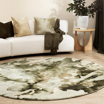 Fayette Round Rug - Sage