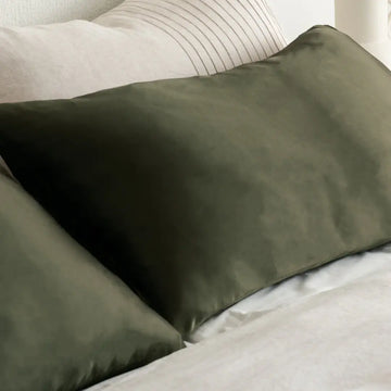 Silk Pillowcase - Olive