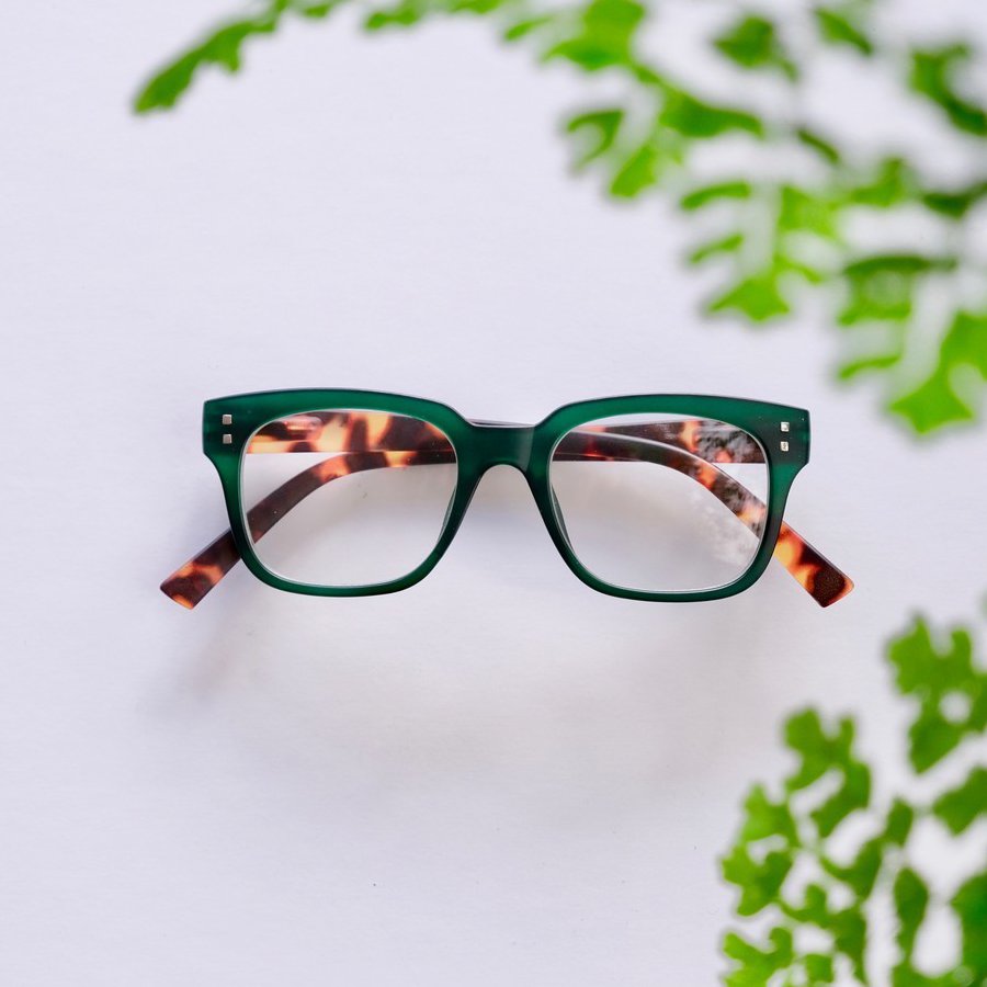 Daily Reading Glasses - 6am Green