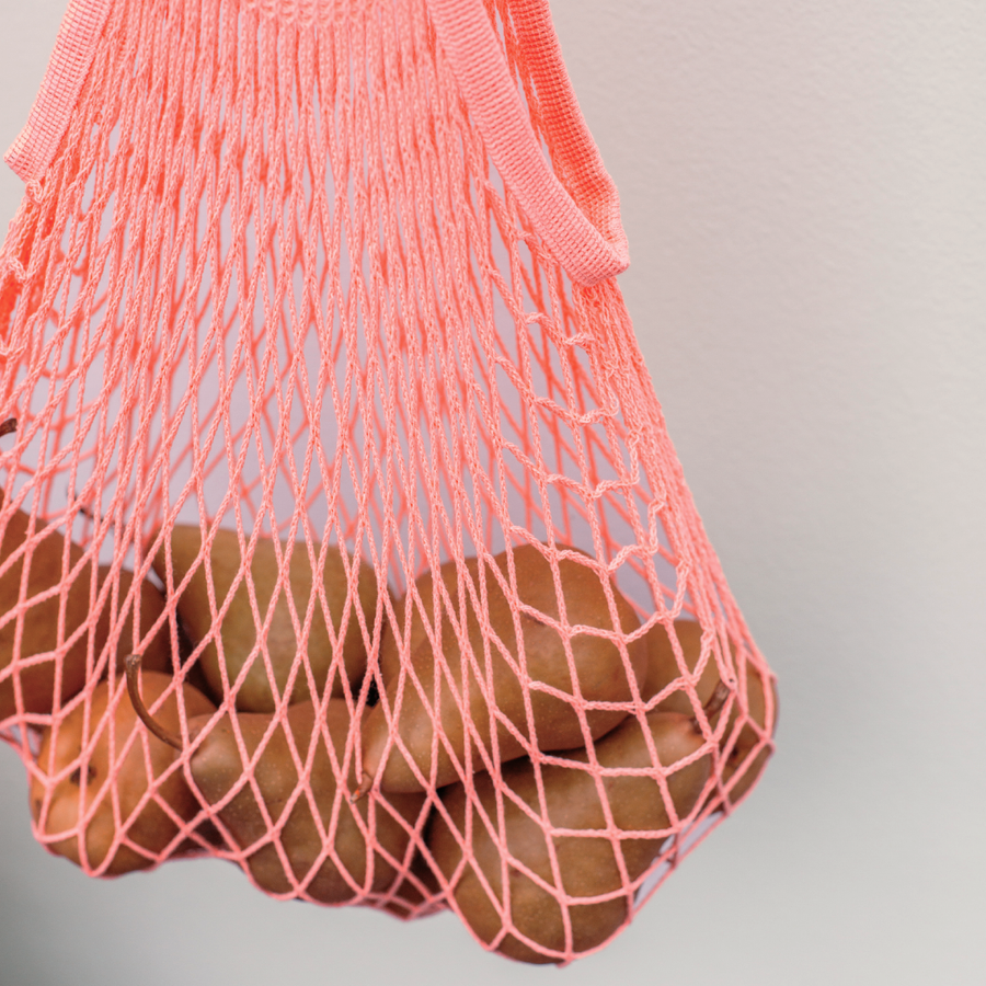Filt Net Shopping Bag - Baby Pink