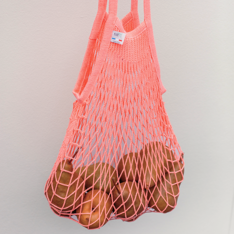 Filt Net Shopping Bag - Baby Pink