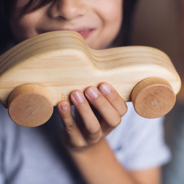 Fohfum Wooden Car Toy - E-Type