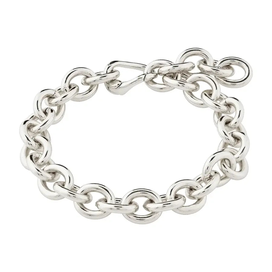 Hanna Cable Chain Bracelet - Silver