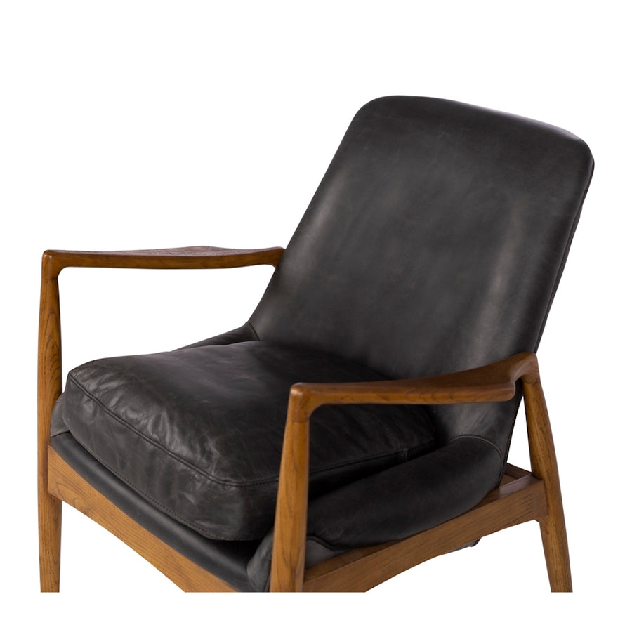 The Hopkins Armchair - Black Leather