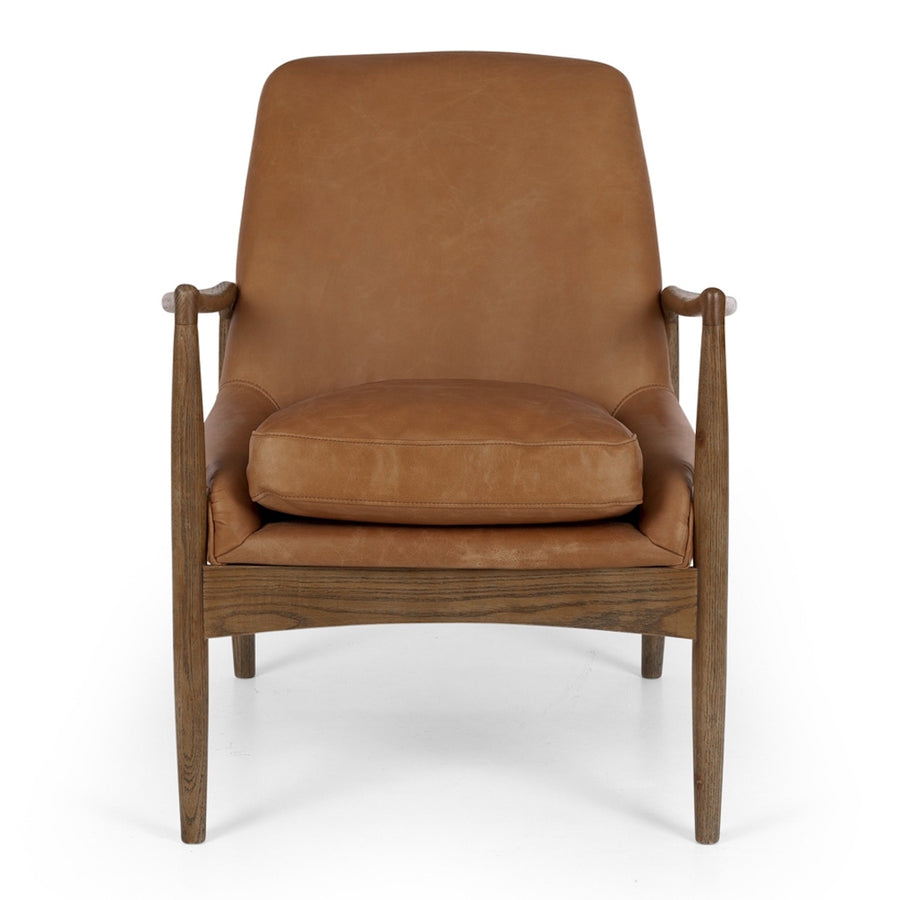 The Hopkins Armchair - Tan Leather