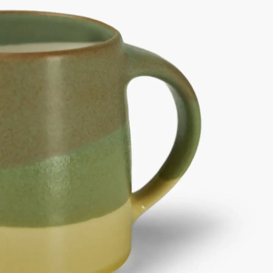 Slow Coffee Style Mug 320ml - Green/Yellow