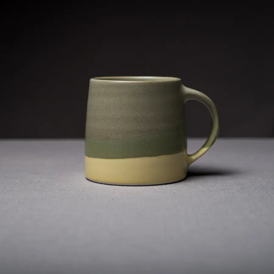 Slow Coffee Style Mug 320ml - Green/Yellow