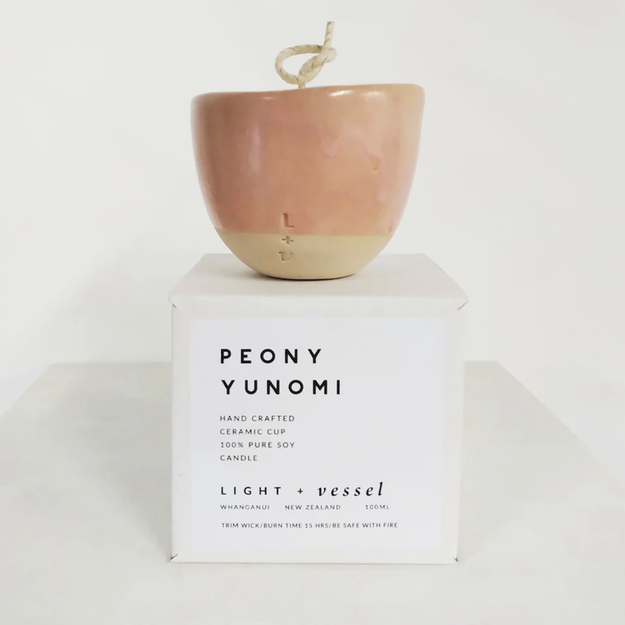 Yunomi Candle - Peony