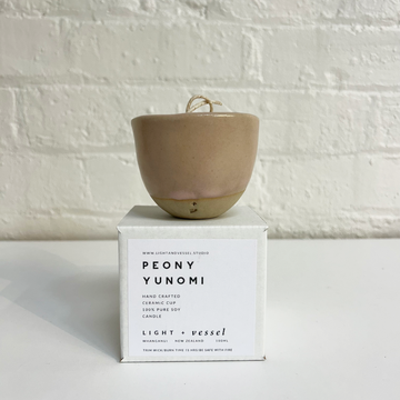 Yunomi Candle - Peony