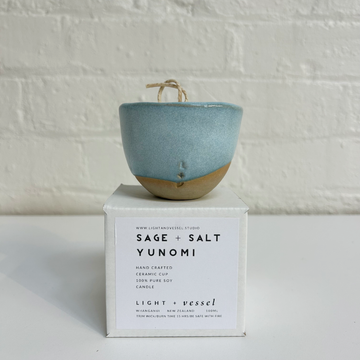 Yunomi Candle - Sage + Salt