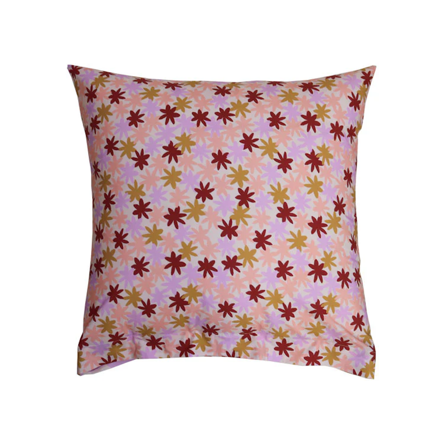 Euro Pillowcase Set - Crimson Maypole