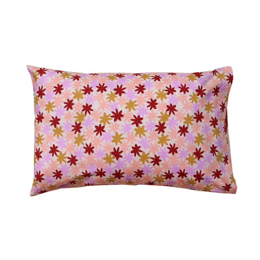 Standard Pillowcase Set - Crimson Maypole
