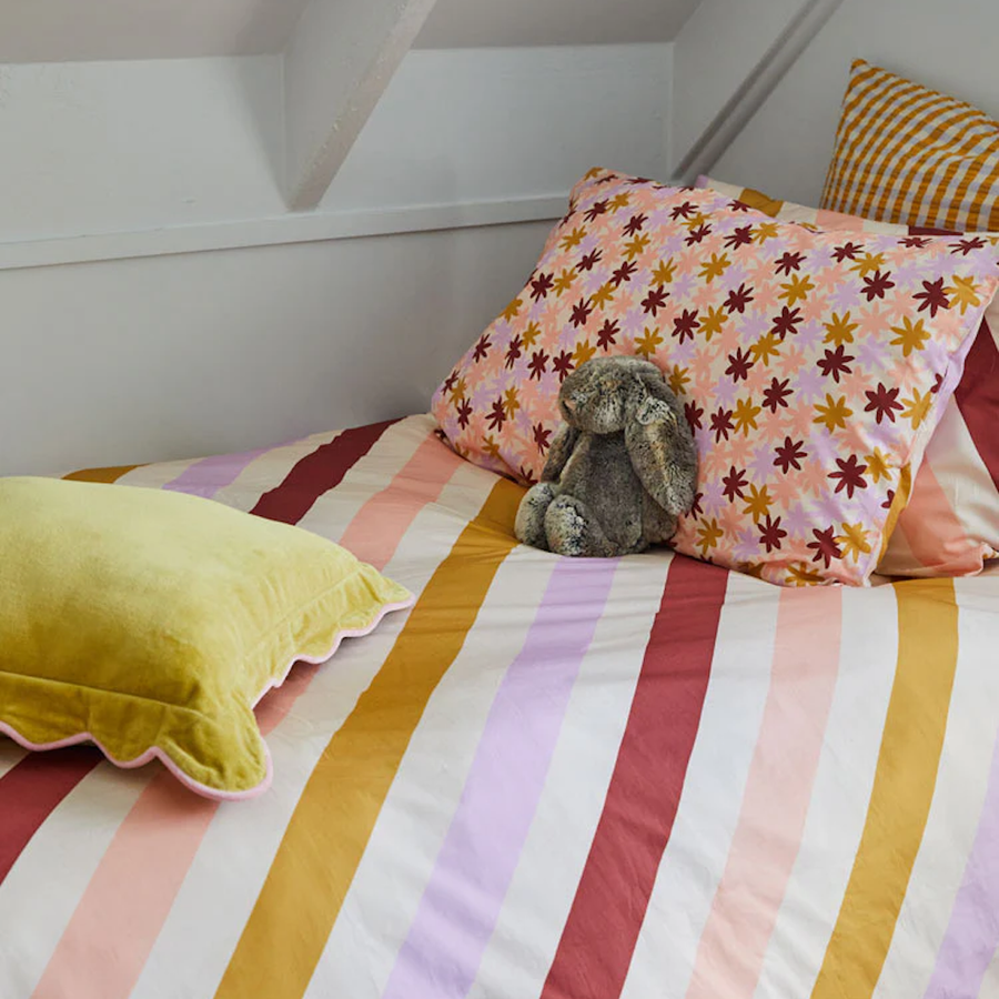 Standard Pillowcase Set - Crimson Maypole