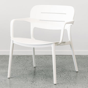 Nova Lounge Chair - White