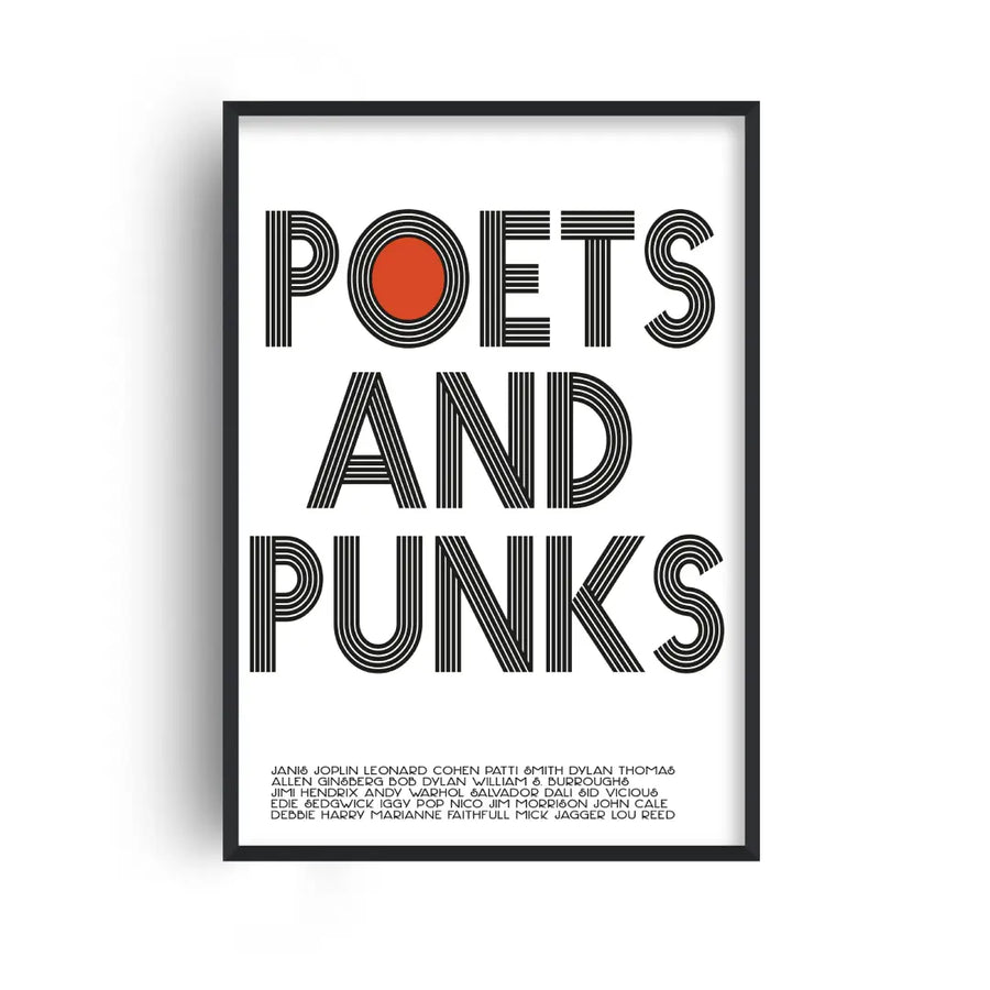 Poets and Punks Print