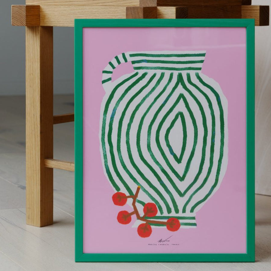 Vase and Currants Print - 50 x 70cm