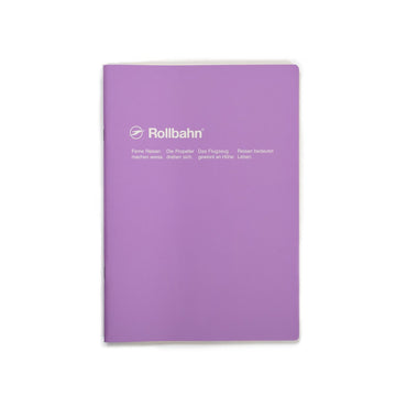 Rollbahn Notepad B5 light purple Grid lined