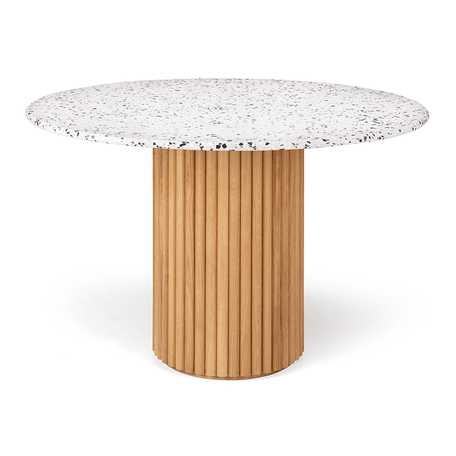 Terrazzo Round Table - Natural