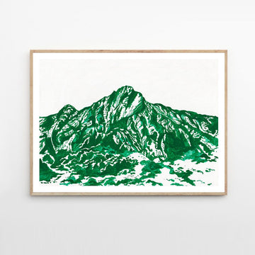 Mount Jade Print - 30 x 40cm
