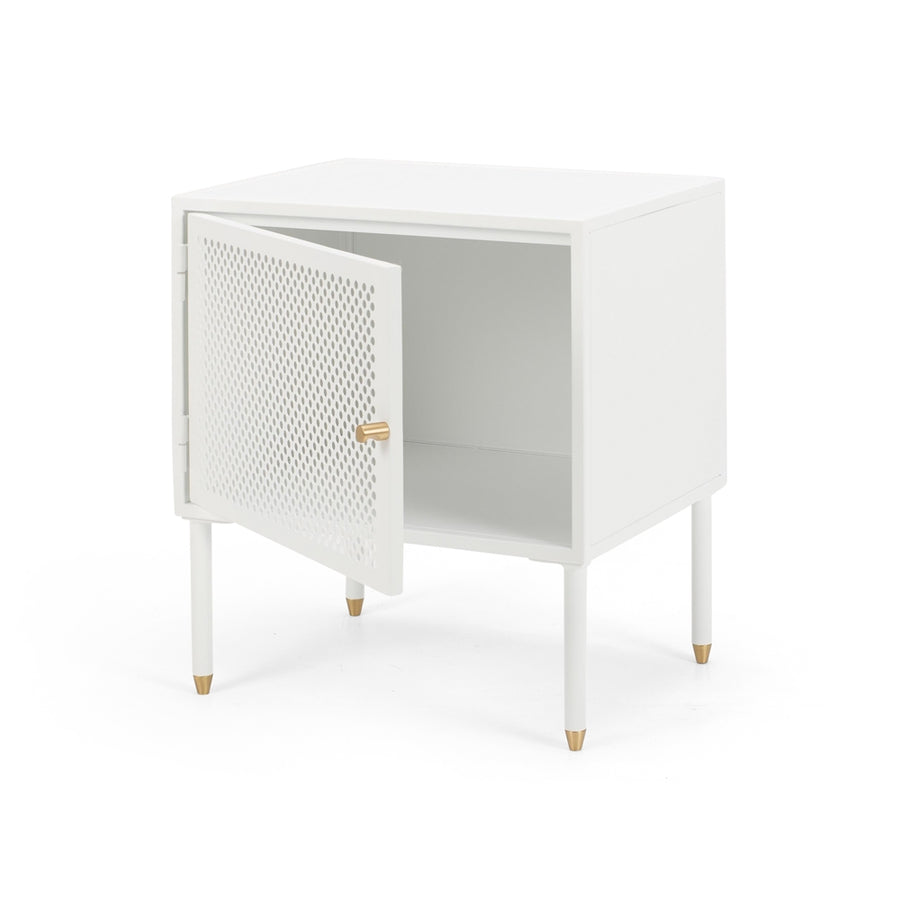 Papawai bedside table right opening front door open