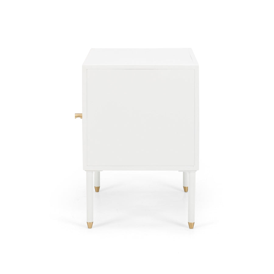 Papawai bedside table right opening side